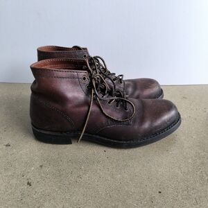 FRYE Prison Boot Mens Brown Leather Lace-Up 12806036